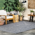 modern design rectangle indoor outdoor rugs polyester rv waterproof Patio garden outdoor floor rug Supplier